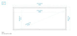 Outline Fixed Projection Screen - 2.4:1 Aspect Display Technologies