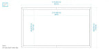 Outline Fixed Projection Screen - 16:9 Aspect Display Technologies